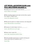 ATT WEEK 5 QUESTION BANK 2026&NewLine;FULL SOLUTIONS GRADED A&plus;