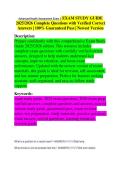 Advanced Health Assessment Exam 3 FINAL EXAM STUDY GUIDE 2026&sol;2027 ACCURATE QUESTIONS AND CORRECT DETAILED ANSWERS WITH RATIONALES &vert; 100&percnt; GUARANTEED PASS &vert; BRAND NEW VERSION