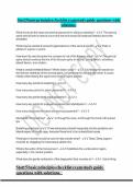 Stott 5 basic principles checklist exam study guide questions with solutions&period;