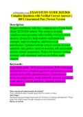 ASWB Bachelors FINAL EXAM STUDY GUIDE 2026&sol;2027 ACCURATE QUESTIONS AND CORRECT DETAILED ANSWERS WITH RATIONALES &vert; 100&percnt; GUARANTEED PASS &vert; BRAND NEW VERSION