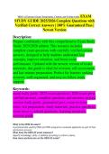 HESI A2 Entrance Exam FINAL EXAM STUDY GUIDE 2026&sol;2027 ACCURATE QUESTIONS AND CORRECT DETAILED ANSWERS WITH RATIONALES &vert; 100&percnt; GUARANTEED PASS &vert; BRAND NEW VERSION