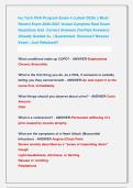 Ivy Tech CNA Program Exam 4 &lpar;Latest 2026&rpar; &vert;&vert; Most &NewLine;Recent Exam 2026-2027 Actual Complete Real Exam  &NewLine;Questions And  Correct Answers &lpar;Verified Answers&rpar; &NewLine;Already Graded A&plus; &vert; Guaranteed  Success&excl;&excl; Newest &NewLine;Exam &vert; Just Released&excl;&excl;