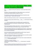 ECG-     Final     Exam     Questions     With     100&percnt;      &NewLine;Corre&ccaron;t Answers 2026-2027&NewLine;