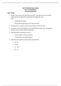 MATHEMATICS PRACTICE WORKSHEET