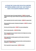 AO strAnd test exAM lAtest 2026 ACtUAl QUestIOns&NewLine;And VerIFIed AnsWers &lpar;lAtest 2026 &sol; 2027 UPdAte&rpar; A&plus;&NewLine;grAde 100&percnt; gUArAntee VerIFIed By exPerts