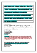 NBRC Respiratory Therapy Exam Prep &vert; High-Yield&NewLine; TMC & CSE  Questions&comma; Clinical Simulations&comma; ABG &NewLine;Interpretation&comma; Mechanical Ventilation & &NewLine;Comprehensive Study Guide&vert; Expert Guarantee &NewLine;Pass and Well Highly Rationalized &vert; Latest Exam &NewLine;and Newest Versi