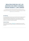 NR566 Advanced Pharmacology Final Exam Review &lpar;2026&sol;2027&rpar; &ndash; Chamberlain University &vert; 50 Questions and Correct Answers &vert; Graduate Nursing Assessment