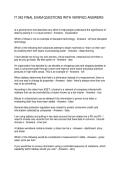 IT 342 FINAL EXAM QUESTIONS WITH VERIFIED ANSWERS