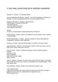 IT 342 FINAL QUESTIONS WITH VERIFIED ANSWERS