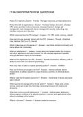 IT 342 MIDTERM REVIEW QUESTIONS