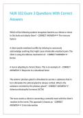 NUR 102 Exam 3 Questions With Correct Answers