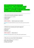 CPT &lpar;CERTIFIED PHLEBOTOMY &NewLine;TECHNICIAN &ndash; NHA&rpar; CERTIFICATION &NewLine;EXAM PRACTICE QUESTIONS WITH &NewLine;CORRECT ANSWERS &lpar;VERIFIED ANSWERS&rpar; &NewLine;PLUS RATIONALES 2026 Q&A 