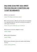BAIL BOND EXAM PREP 2026 ARREST&NewLine;PROCESS RELEASE CONDITIONS AND&NewLine;COURT REQUIREMENTS