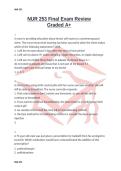 NUR 253 Final Exam Review