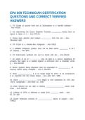 EPA 609 TECHNICIAN CERTIFICATION QUESTIONS AND CORRECT VERIFIED ANSWERS
