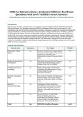 HESI A2 Entrance Exam &ndash; Health Education Systems&comma; Inc&period; Admission Assessment &ndash; 2026&sol;2027 Edition &ndash; Verified Questions and Answers