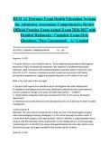 HESI A2 Entrance Exam Health Education Systems Inc Admission Assessment Comprehensive Review Official Practice Exam Actual Exam 2026&sol;2027 with Detailed Rationales &vert; Complete Exam-Style Questions &vert; Pass Guaranteed &ndash; A&plus; Graded&NewLine;&NewLine;