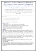 NSG554 Exams 1&comma; 2&comma; 3 & 4 - Nurse Practitioners in Primary Care I &lpar;FNP&rpar; - Wilkes University &NewLine;2026&sol;2027 Academic Year - Questions and Answers Already Graded A&plus;&period; 100&percnt; Verified&NewLine;Solutions &vert; Updated Per Latest Guidelines &vert; Graded A
