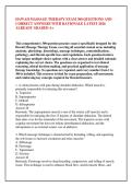 HAWAII MASSAGE THERAPY EXAM 300 QUESTIONS AND &NewLine;CORRECT ANSWERS WITH RATIONALE LATEST 2026 &NewLine;ALREADY GRADED A&plus; 