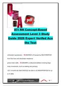 ATI RN Concept-Based Assessment Level 3 2026 &vert; 500&plus; Practice Questions & Answers &vert; Pharmacology&comma; Medical-Surgical&comma; Pediatrics&comma; Maternal-Newborn&comma; Mental Health
