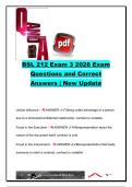 BSL 212 Exam 3 &lpar;2026&rpar; &vert; 70&plus; Exam Questions & Correct Answers &vert; Contract Law&comma; Fraud&comma; Duress&comma; Consideration&comma; Mistake & Illegal Contracts &vert; BSL 212 Business Law