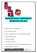 Business Exam 3 &lpar;2026&rpar; &vert; 600&plus; Expert-Verified Questions & Answers &vert; Negotiation&comma; Leadership&comma; Ethics&comma; Marketing&comma; Communication & Pharmacy Management