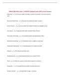 OPMA 3306 FINAL Exam &vert; UPDATED Questions with 100&percnt; Correct Answers&NewLine;