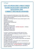 ATI Pediatrics Proctored Exam Study Guide and Comprehensive Review