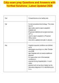 Cdip exam prep Questions and Answers with&NewLine;Verified Solutions &vert; Latest Updated 2026