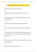 ASAM 101 Quiz 1 and Correct Answers