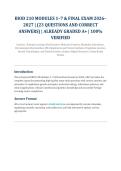 BIOD 210 Genetics Modules 1&ndash;7 & Final Exam Review &lpar;2026&sol;2027&rpar; &ndash; Portage Learning &vert; Molecular and Clinical Genetics &vert; 23 Questions and Correct Answers