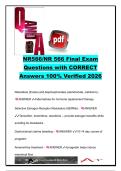 NUR 566 EXAM COMPLETE PACKAGE DEAL