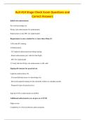 Avit 414 Stage Check Exam Questions and &NewLine;Correct Answers