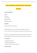 Avit 414 Block 2 Exam Questions and Correct &NewLine;Answers