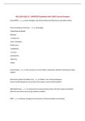 PAS 2054 QUIZ 4 &vert; UPDATED Questions with 100&percnt; Correct Answers&NewLine;