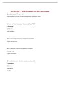 PAS 2054 QUIZ 4 &vert; UPDATED Questions with 100&percnt; Correct Answers&NewLine;
