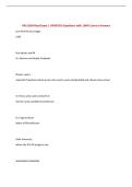 PAS 2054 final Exam &vert; UPDATED Questions with 100&percnt; Correct Answers&NewLine;