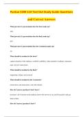 Purdue COM 114 Test Out Study Guide Questions &NewLine;and Correct Answers 