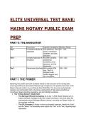 S-Tier Maine Notary Public Exam Prep 2026&sol;2027 &vert; 44&plus; Elite Test Bank Questions&comma; RULONA Mastery & NSA Synthesis