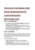 The Elite S-Tier Test Bank&colon; Massachusetts Land Surveying Boundary Law &lpar;2026&sol;2027 Edition&rpar;