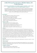 LEIK FNP Exam QUESTIONS AND ANSWERS ALREADY GRADED A&plus;&period; 100&percnt; Verified&NewLine;Solutions &vert; Updated Per Latest NGN & HESI Guidelines &vert; Graded A&plus;