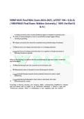 NRNP 6645 Final Exam Study Guide &lpar;2024-2025&rpar;