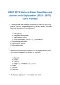 NRNP 6675 Midterm Exam Questions and &NewLine;Answer with Explanation &lpar;2026 &sol; 2027&rpar; &NewLine;100&percnt; Verified 