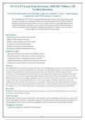 NCLEX-PN QUESTIONS AND ANSWERS ALREADY GRADED A&plus;&period; 100&percnt; Verified Solutions&NewLine;&vert; Updated Per Latest NGN Guidelines &vert; Graded A&plus;