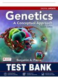 Test Bank for Genetics&colon; A Conceptual Approach&comma; Digital Update&comma; 7th Edition &lpar;Pierce&comma; 2024&rpar; &vert; All Chapters 1&ndash;26 Covered