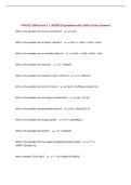 PHYSICS 1600 Exam 3 &vert; UPDATED Questions with 100&percnt; Correct Answers&NewLine;
