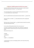 PL-300 Exam &vert; UPDATED Questions with 100&percnt; Correct Answers&NewLine;