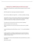 PL-300 Exam Prep &vert; UPDATED Questions with 100&percnt; Correct Answers&NewLine;
