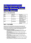 2026&sol;2027 S-Tier Montana Notary Public Exam Masterclass&colon; 36&plus; Elite Test Bank Questions & Legal Simulations