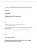 POLS 3310 &ndash; FINAL Exam &vert; UPDATED Questions with 100&percnt; Correct Answers&NewLine;
